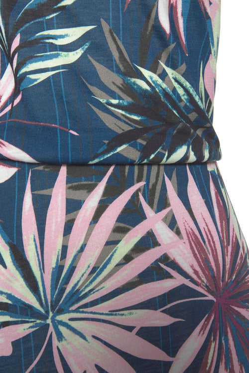 Green Bohemian Bandeau Print Maxi Dress